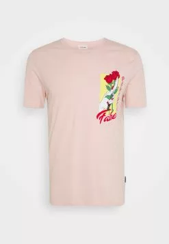 YOURTURN UNISEX - T-shirt imprimé Prix Équitable t shirt Col rond all -Tenue Fine 11d40af9e0f74fefba72fe2cfe2eab41