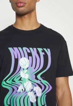YOURTURN MICKEY MOUSE TEE UNISEX - T-shirt imprimé Haute Qualité t shirt Col rond all -Tenue Fine 11ffcfa3960f4a75b62c48feb20e251f