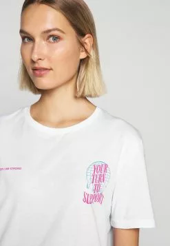 Promos YOURTURN T-shirt imprimé t shirt Col rond all -Tenue Fine 1494b43e586d40ce905799e44367dc7c