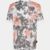 YOURTURN Prix Accessible UNISEX - T-shirt imprimé - orange/grey t shirt Col rond all