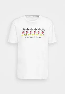 YOURTURN Vendre CURRENT MOOD TEE UNISEX - T-shirt imprimé - white t shirt Col rond all -Tenue Fine 2deacf5bda404dea8663b8ae64710b56