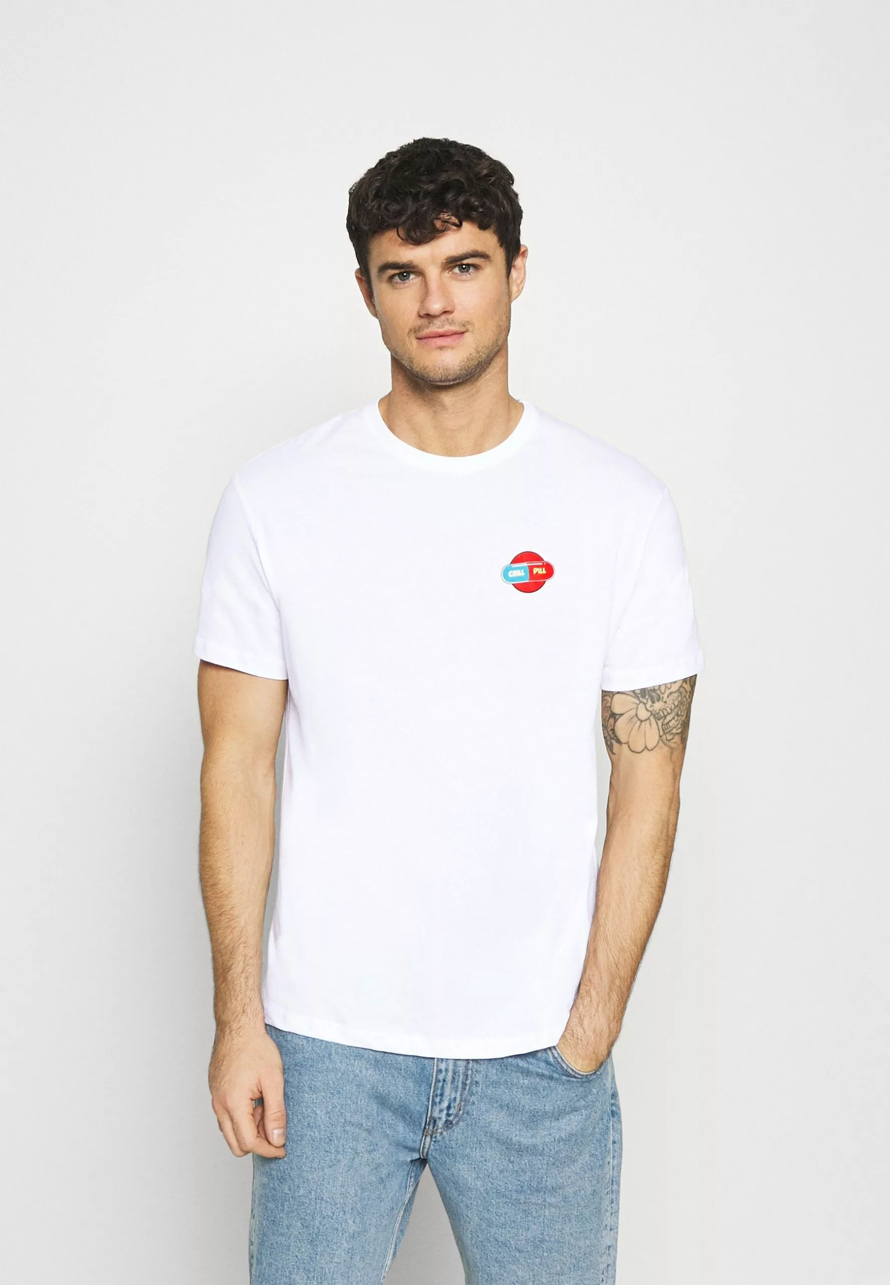 YOURTURN T-shirt imprimé Prix Bradés t shirt Col rond all 3 YOURTURN T-shirt imprimé Prix Bradés t shirt Col rond all