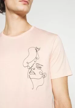 YOURTURN UNISEX - T-shirt imprimé Soldes t shirt Col rond all -Tenue Fine 4d38ff3e70234371abd09faa0f5227b7