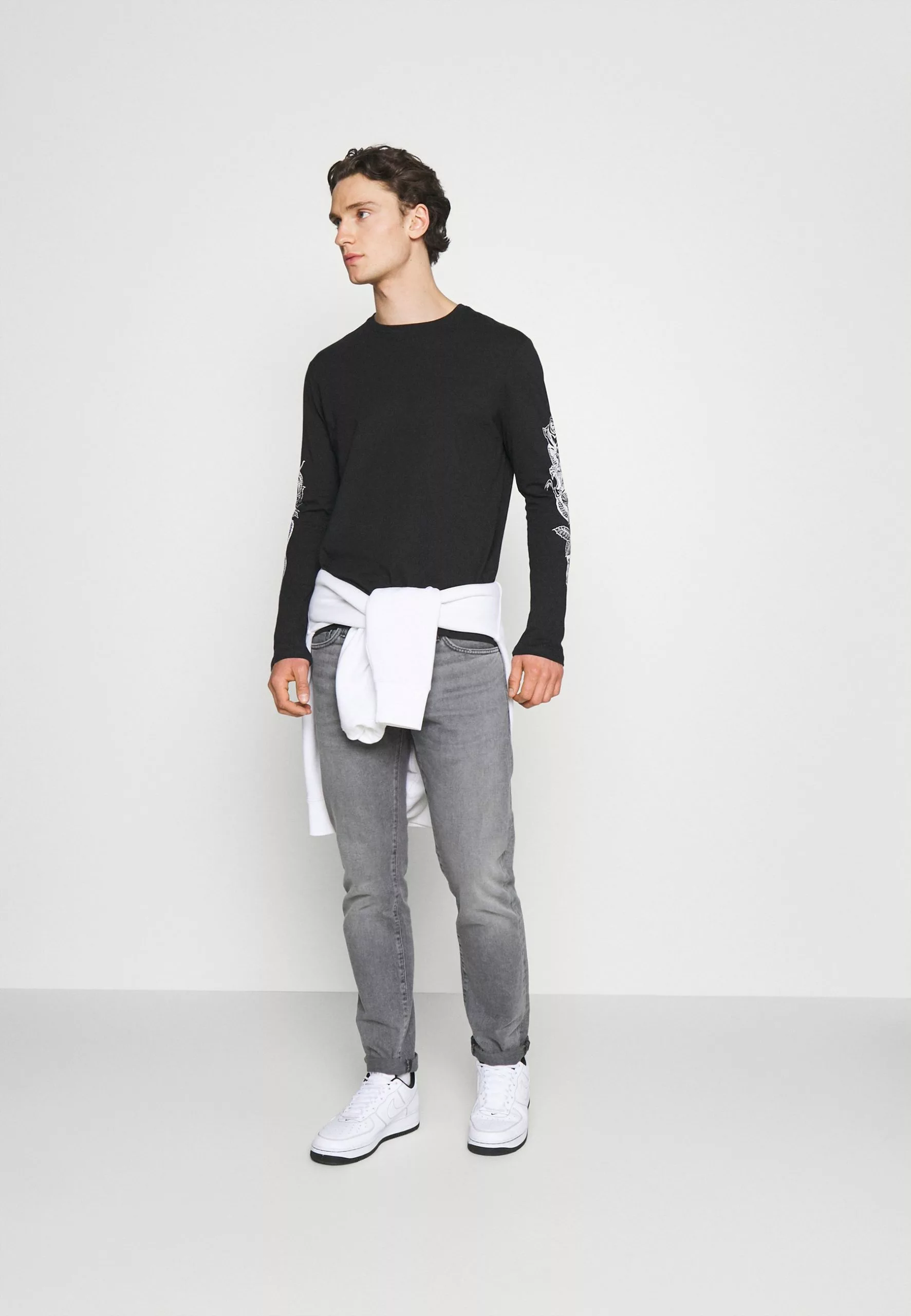 YOURTURN UNISEX - T-shirt à manches longues Meilleure qualité t shirt Col rond all 4 YOURTURN UNISEX - T-shirt à manches longues Meilleure qualité t shirt Col rond all – Image 2