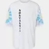 YOURTURN TIE DYE SLEEVES UNISEX - T-shirt imprimé Prix Accessible t shirt Col rond all -Tenue Fine 76204a6600c8491ca1de207a0352b737