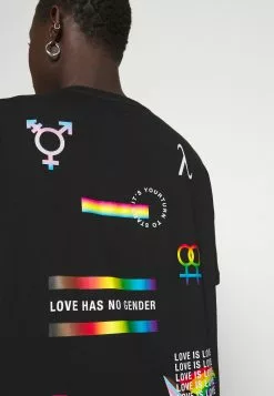 YOURTURN PRIDE UNISEX - T-shirt imprimé Rabais t shirt Col rond all -Tenue Fine 7cb8c1a59ac3434e9bfba80e87aa9565