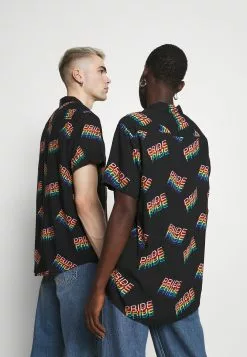 YOURTURN Prix Réduit PRIDE UNISEX - Chemise shirt Col revers all -Tenue Fine a94914311e0f41268e804b531b420222