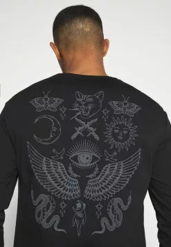 YOURTURN Se Vend Bas Prix UNISEX - T-shirt à manches longues t shirt Col rond all -Tenue Fine b14ee1aa37cf4ee0868b675c3769ca1e