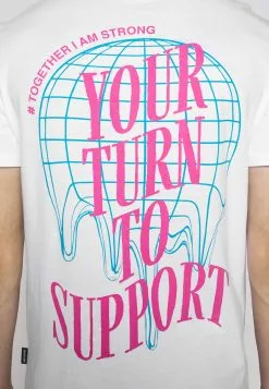 Promos YOURTURN T-shirt imprimé t shirt Col rond all -Tenue Fine c7dd23d132304d0dacb5a54a1ec51ce7