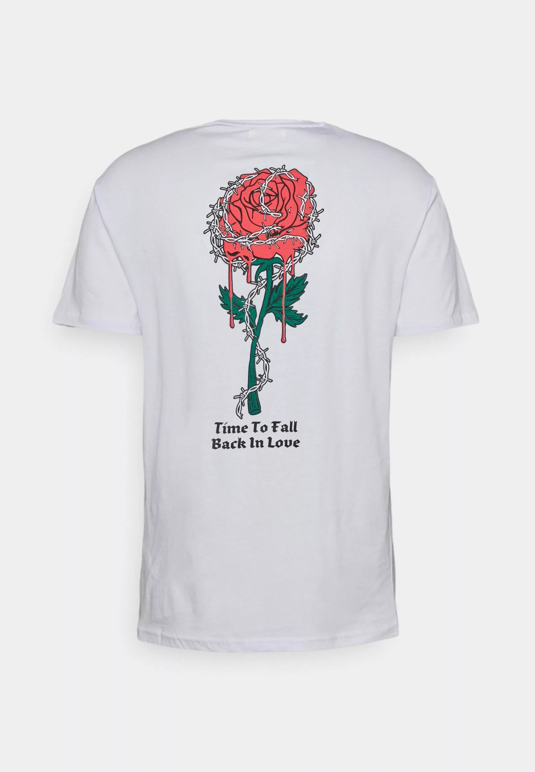Marchandise de première qualité YOURTURN ROSE AND BARBED WIRE UNISEX - T-shirt imprimé t shirt Col rond all 4 Marchandise de première qualité YOURTURN ROSE AND BARBED WIRE UNISEX - T-shirt imprimé t shirt Col rond all – Image 2