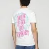 Promos YOURTURN T-shirt imprimé t shirt Col rond all -Tenue Fine d1d6b3189cdc400c96e298f56bc06d13