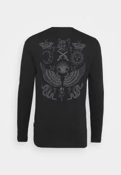 YOURTURN Se Vend Bas Prix UNISEX - T-shirt à manches longues t shirt Col rond all -Tenue Fine e30f59ef128d49f0a6c58ac80013add7