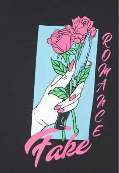 YOURTURN UNISEX - T-shirt imprimé Prix Équitable t shirt Col rond all -Tenue Fine e65e1cc8c0ce4a05b6cc0664620c1d1a