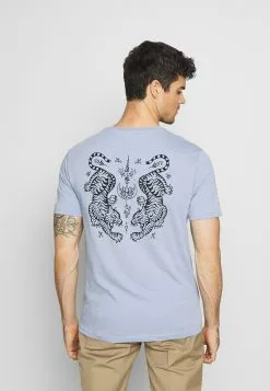 Produit de première qualité YOURTURN T-shirt imprimé - blue t shirt Col rond all -Tenue Fine ec215175d0b34cf0910d984ab4d2f82b