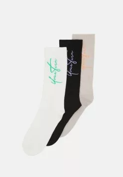 Excellente qualité YOURTURN YRTRN LOGO 3 PACK - Chaussettes stocking men -Tenue Fine f0e388c08ad449d2b6d5d8e2f2ad0186 1