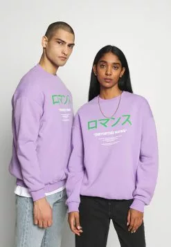 YOURTURN Garantie De Qualité 100% Sweatshirt - lilac pullover Col rond all